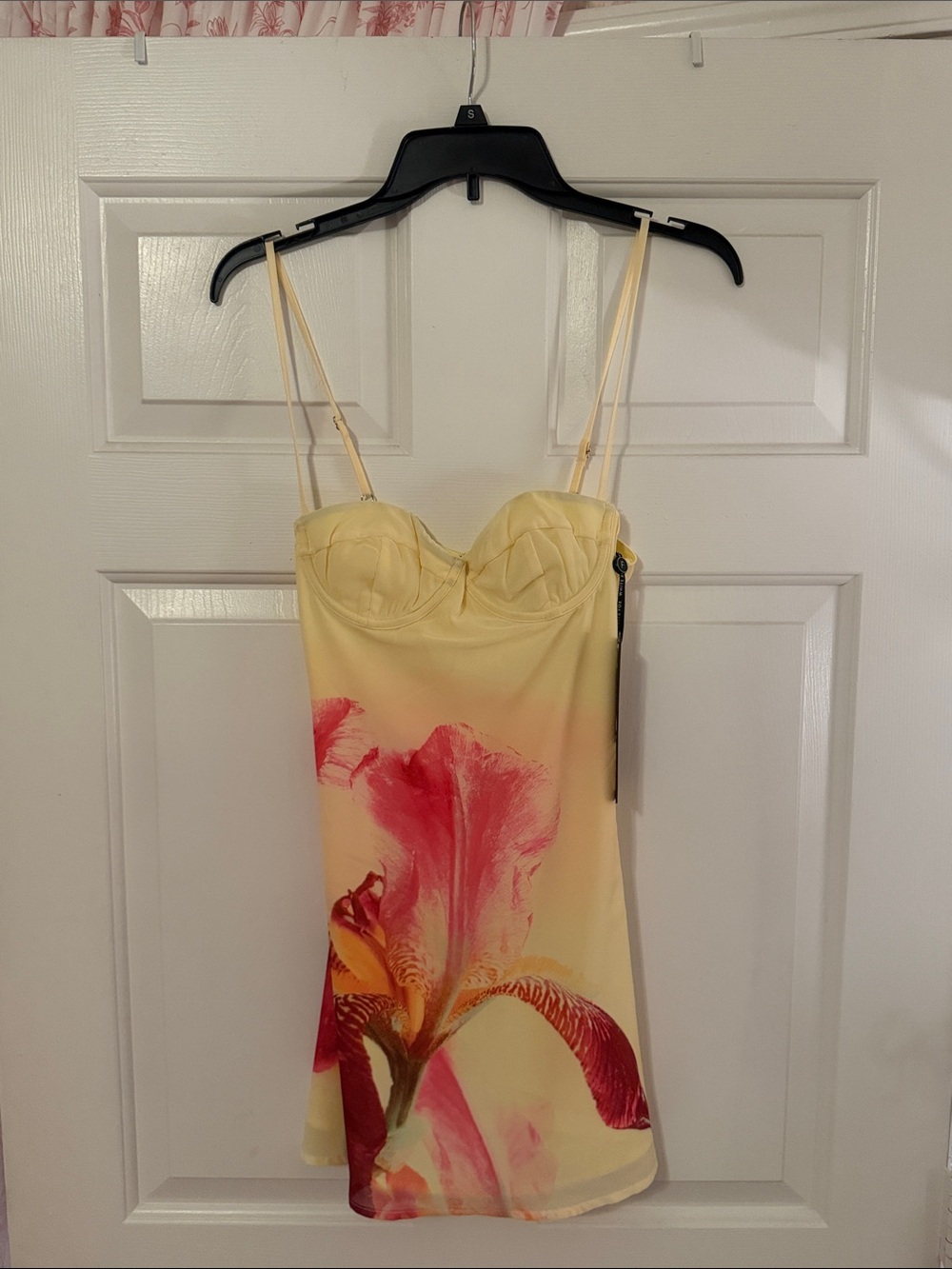 NWT White Fox Boutique Yellow Floral Slip Dress